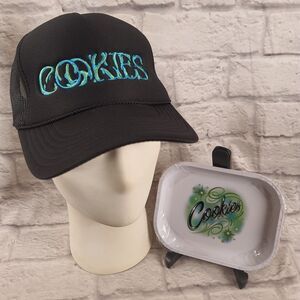 Cookies Brand 7x5.5" Metal Rolling Tray Embroidered Snapback Hat